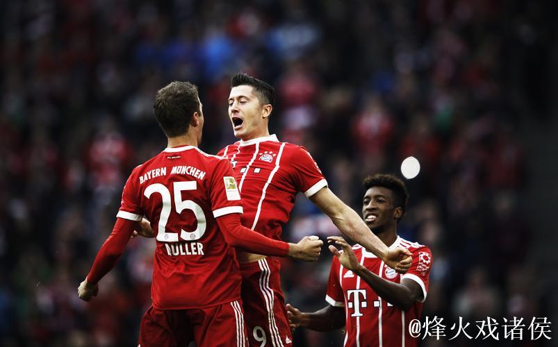 德甲-莱万助攻+进球 穆勒蒂亚戈连续建功 拜仁5-0狂胜